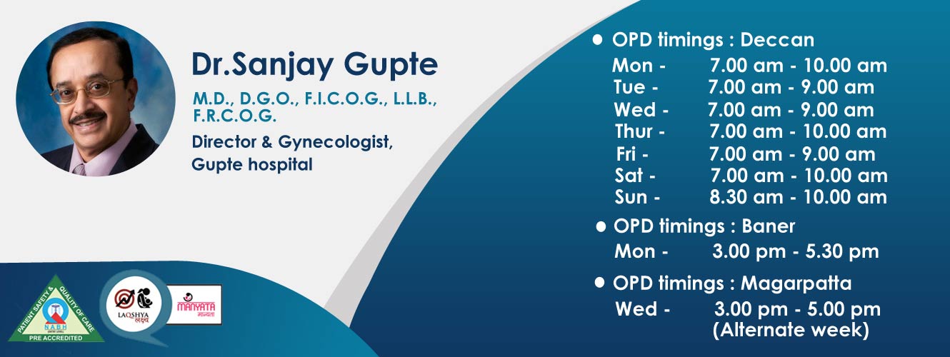 Dr.Sanjay Gupte opd timing banner
